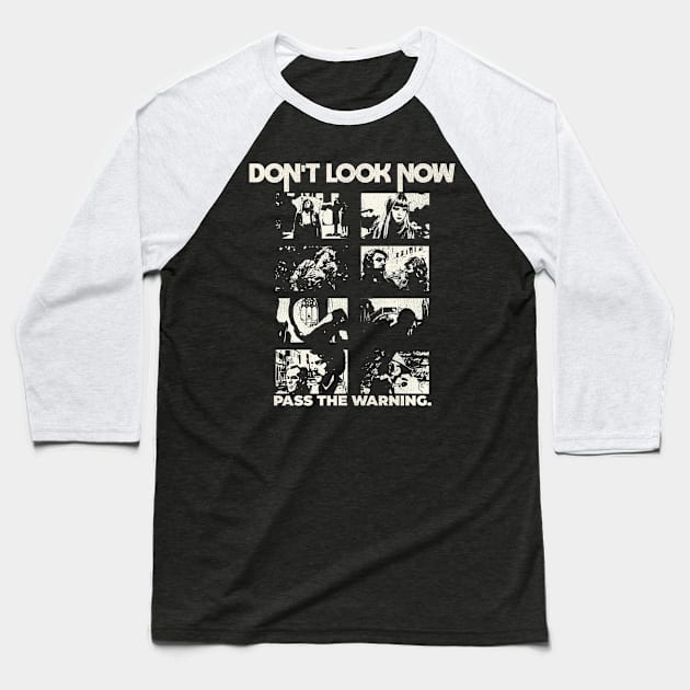 Don't Look Now Horror Movie Scenes Baseball T-Shirt by darklordpug